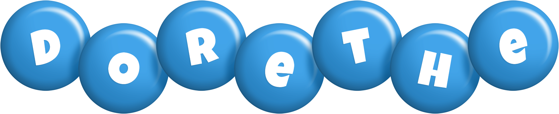 Dorethe candy-blue logo