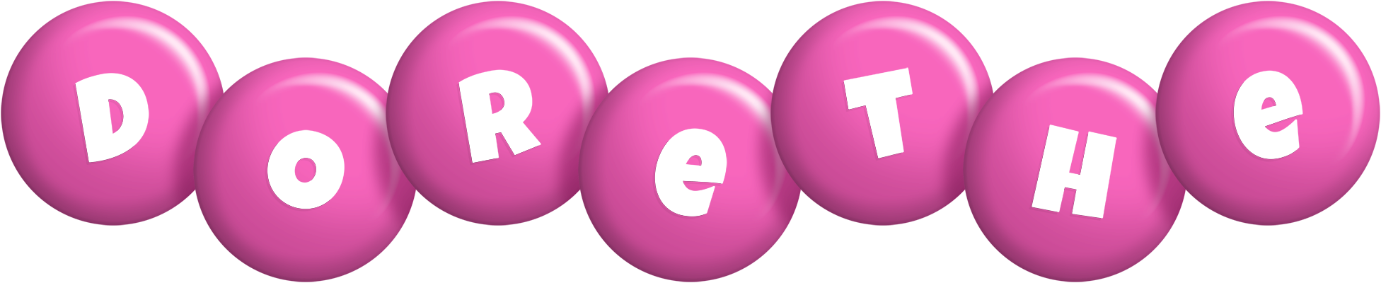 Dorethe candy-pink logo