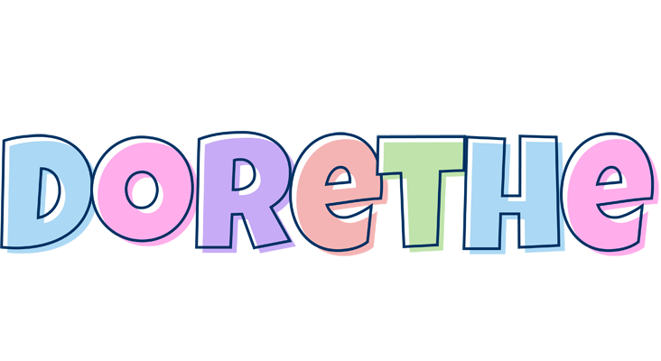 Dorethe pastel logo