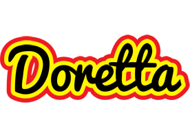 Doretta flaming logo