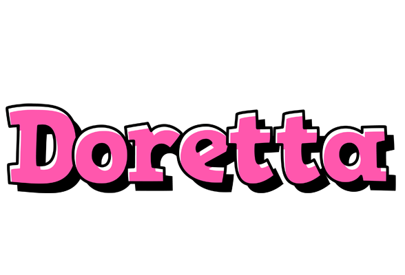 Doretta girlish logo