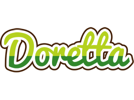 Doretta golfing logo