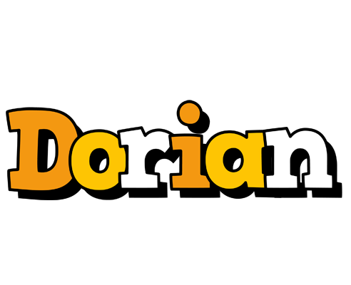 Dorian cartoon logo