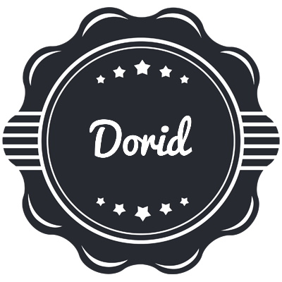 Dorid badge logo