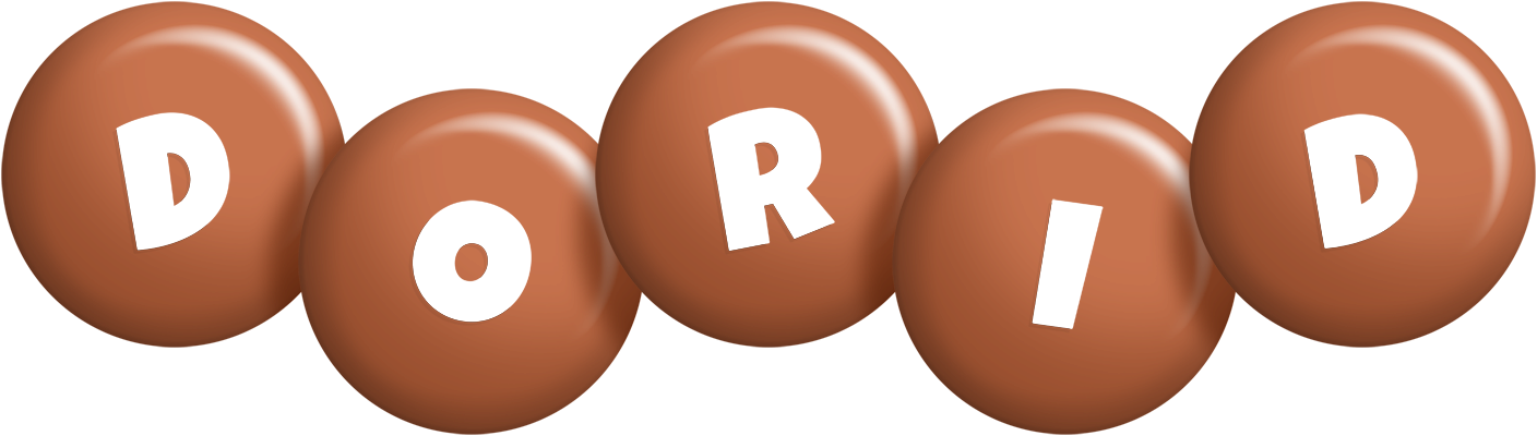 Dorid candy-brown logo