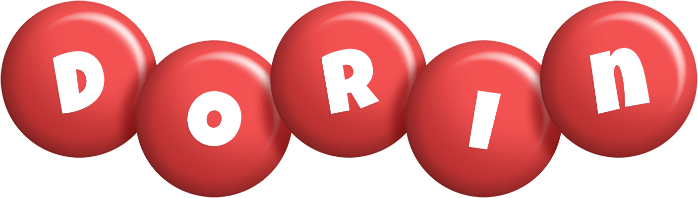 Dorin candy-red logo
