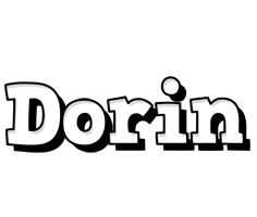 Dorin snowing logo