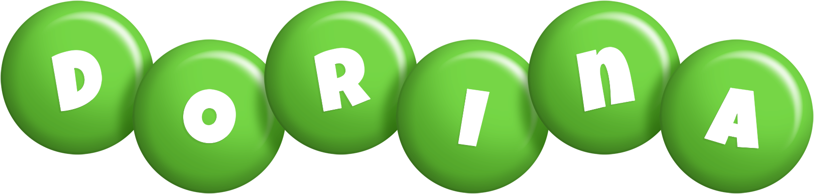 Dorina candy-green logo