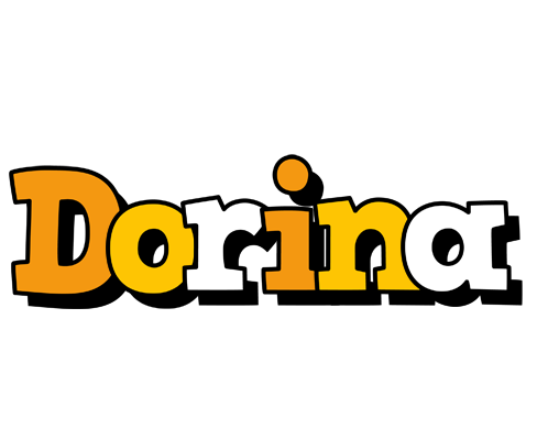 Dorina cartoon logo