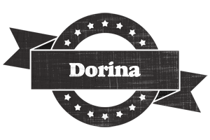 Dorina grunge logo