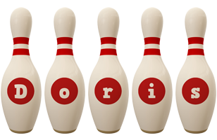 Doris bowling-pin logo