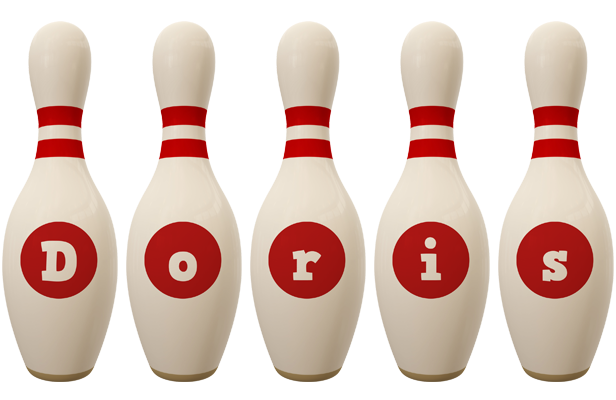 Doris bowling-pin logo