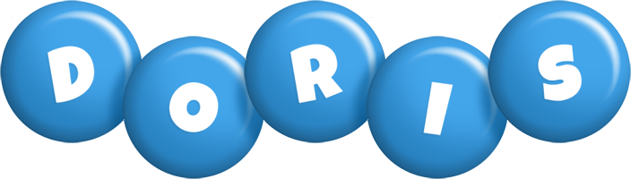 Doris candy-blue logo