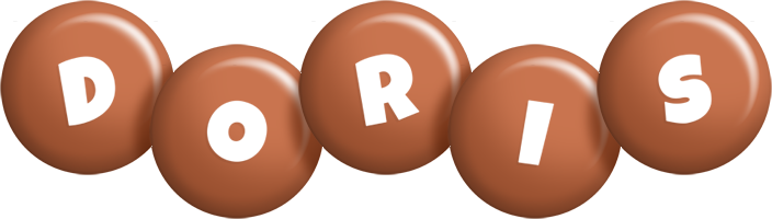 Doris candy-brown logo
