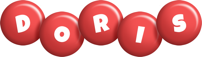 Doris candy-red logo