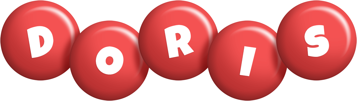 Doris candy-red logo