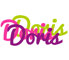 Doris flowers logo