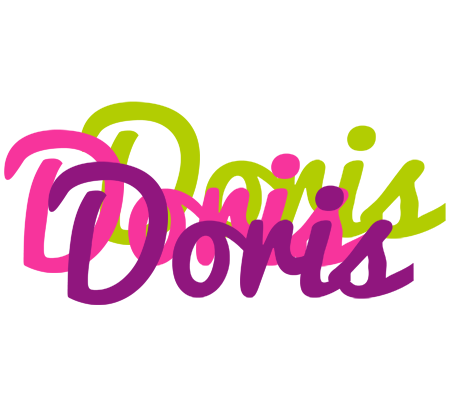 Doris flowers logo