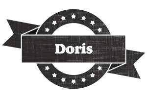 Doris grunge logo