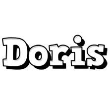 Doris snowing logo