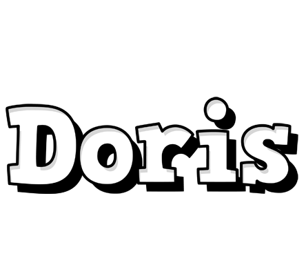 Doris snowing logo