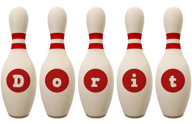Dorit bowling-pin logo
