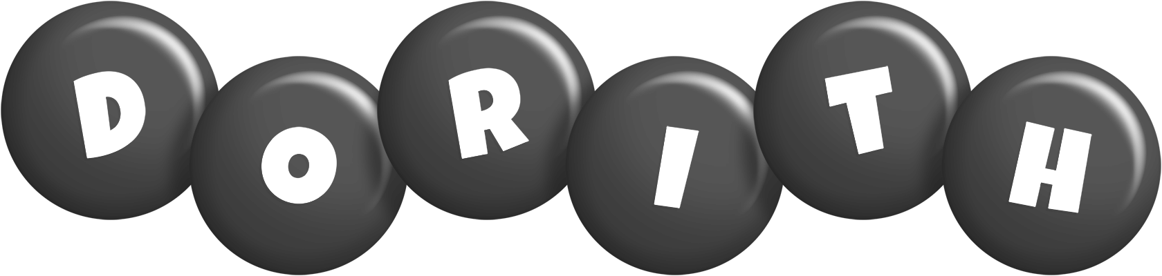 Dorith candy-black logo