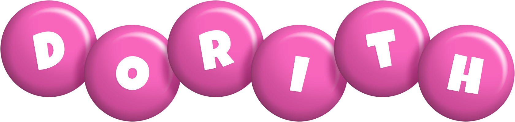 Dorith candy-pink logo
