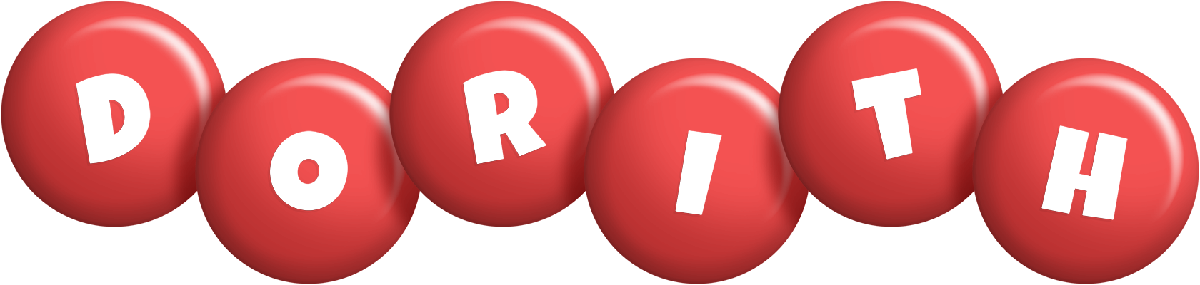 Dorith candy-red logo