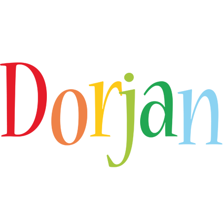 Dorjan birthday logo
