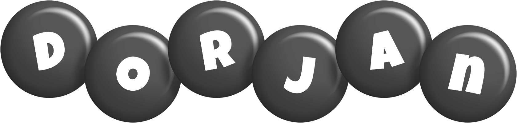 Dorjan candy-black logo