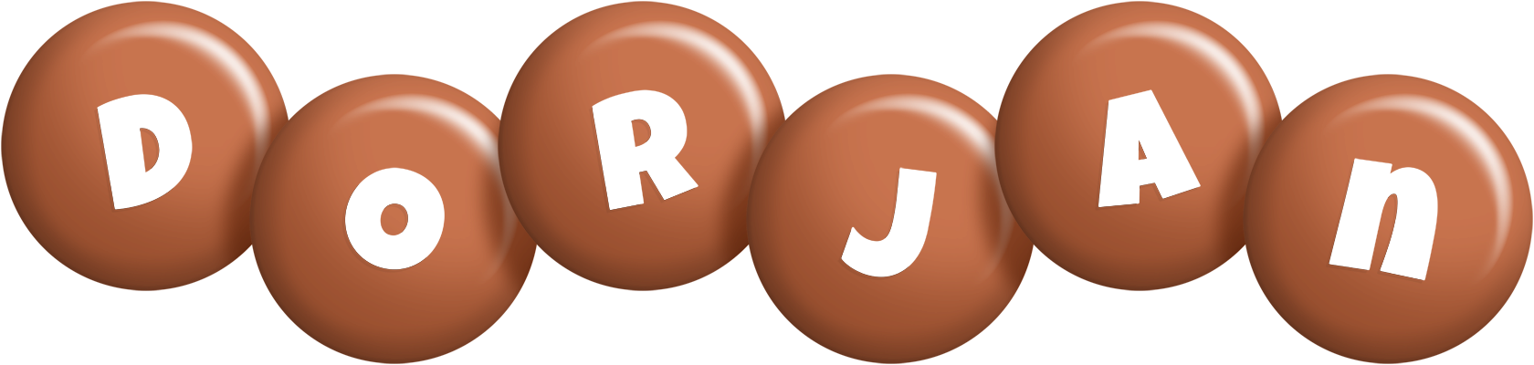 Dorjan candy-brown logo