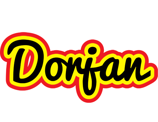 Dorjan flaming logo