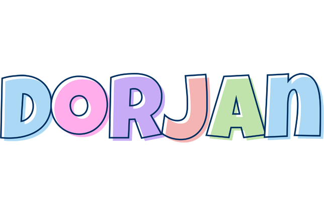 Dorjan pastel logo