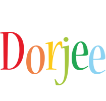 Dorjee birthday logo