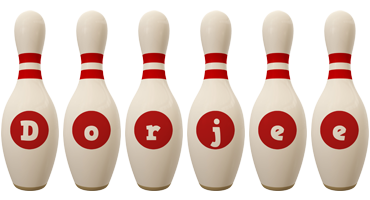 Dorjee bowling-pin logo