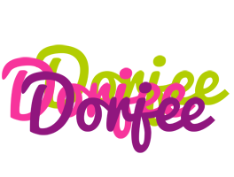 Dorjee flowers logo