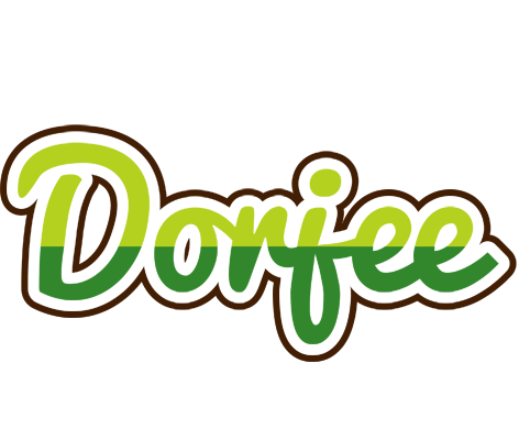 Dorjee golfing logo