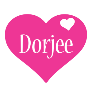 Dorjee love-heart logo