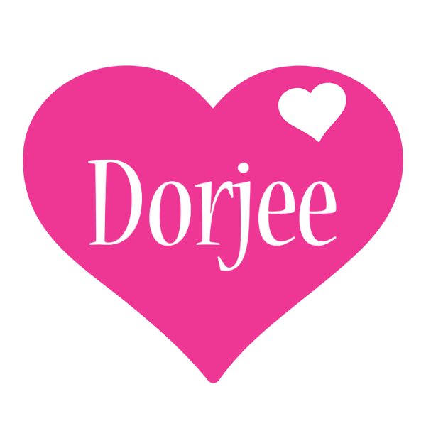 Dorjee love-heart logo
