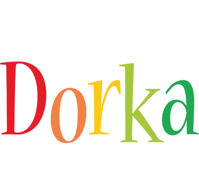 Dorka birthday logo