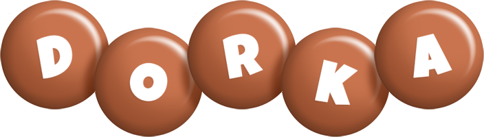 Dorka candy-brown logo