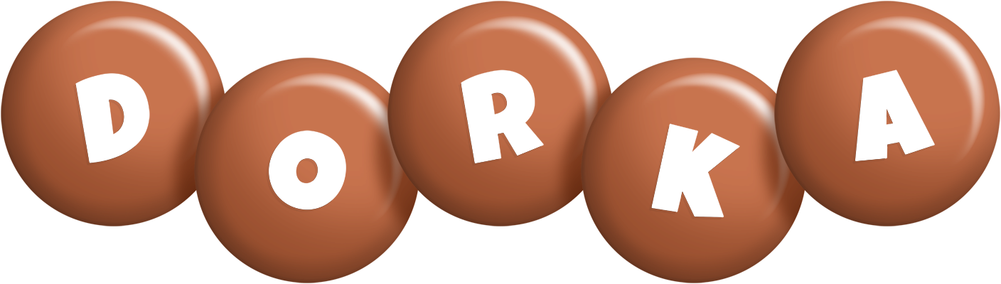 Dorka candy-brown logo