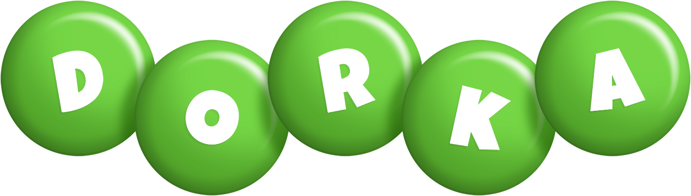 Dorka candy-green logo
