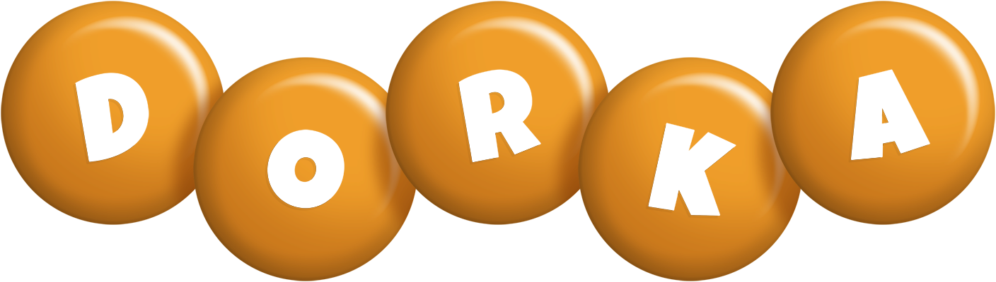 Dorka candy-orange logo