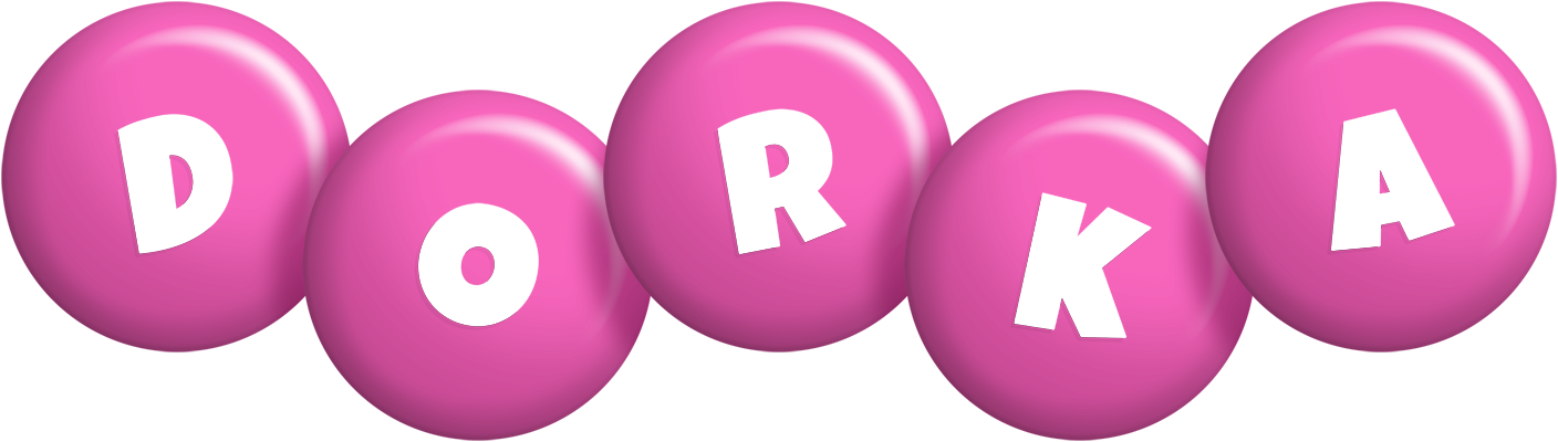 Dorka candy-pink logo