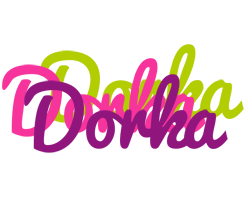 Dorka flowers logo