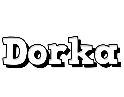 Dorka snowing logo