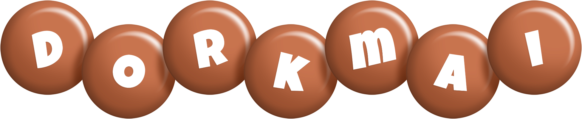 Dorkmai candy-brown logo