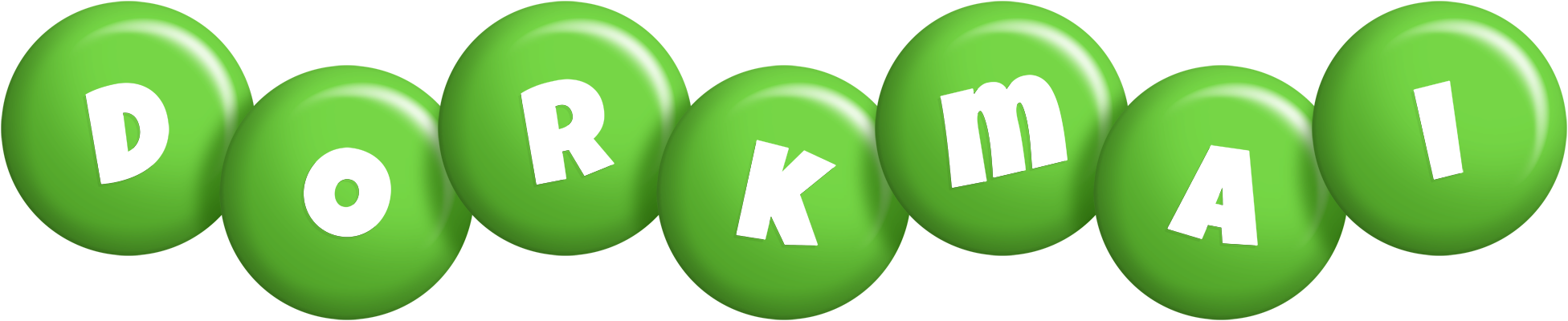 Dorkmai candy-green logo